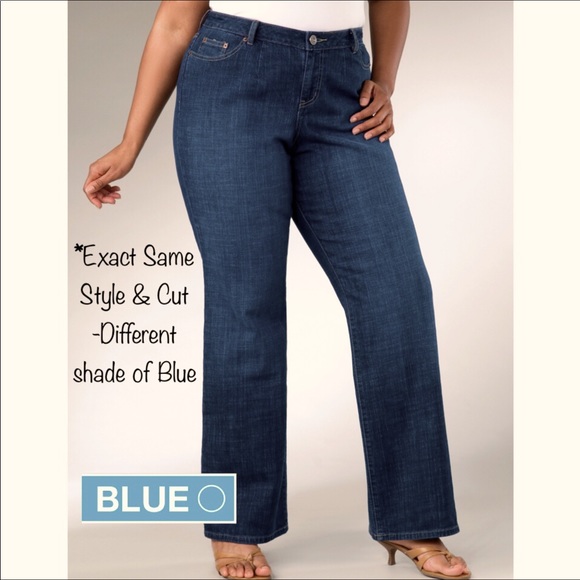 🔵Size 3 Petite Right Fit Stretch Bootcut-Medium - Picture 2 of 16